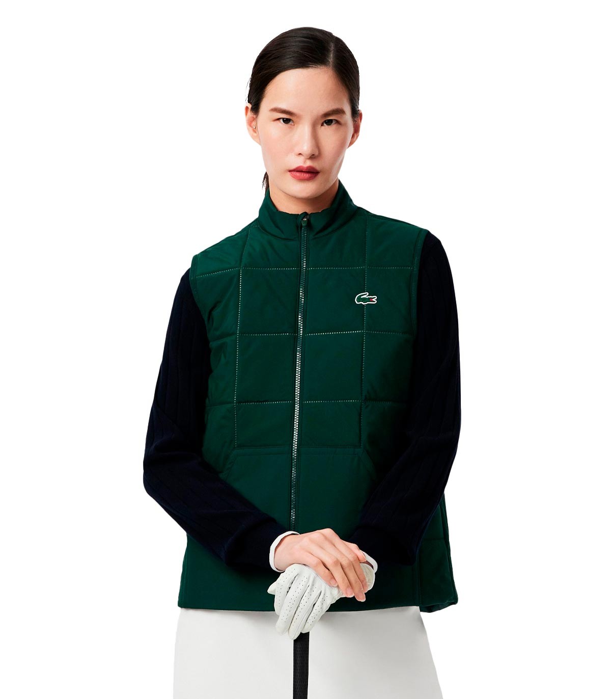 Lacoste - Chaleco Con Logo - VERDE