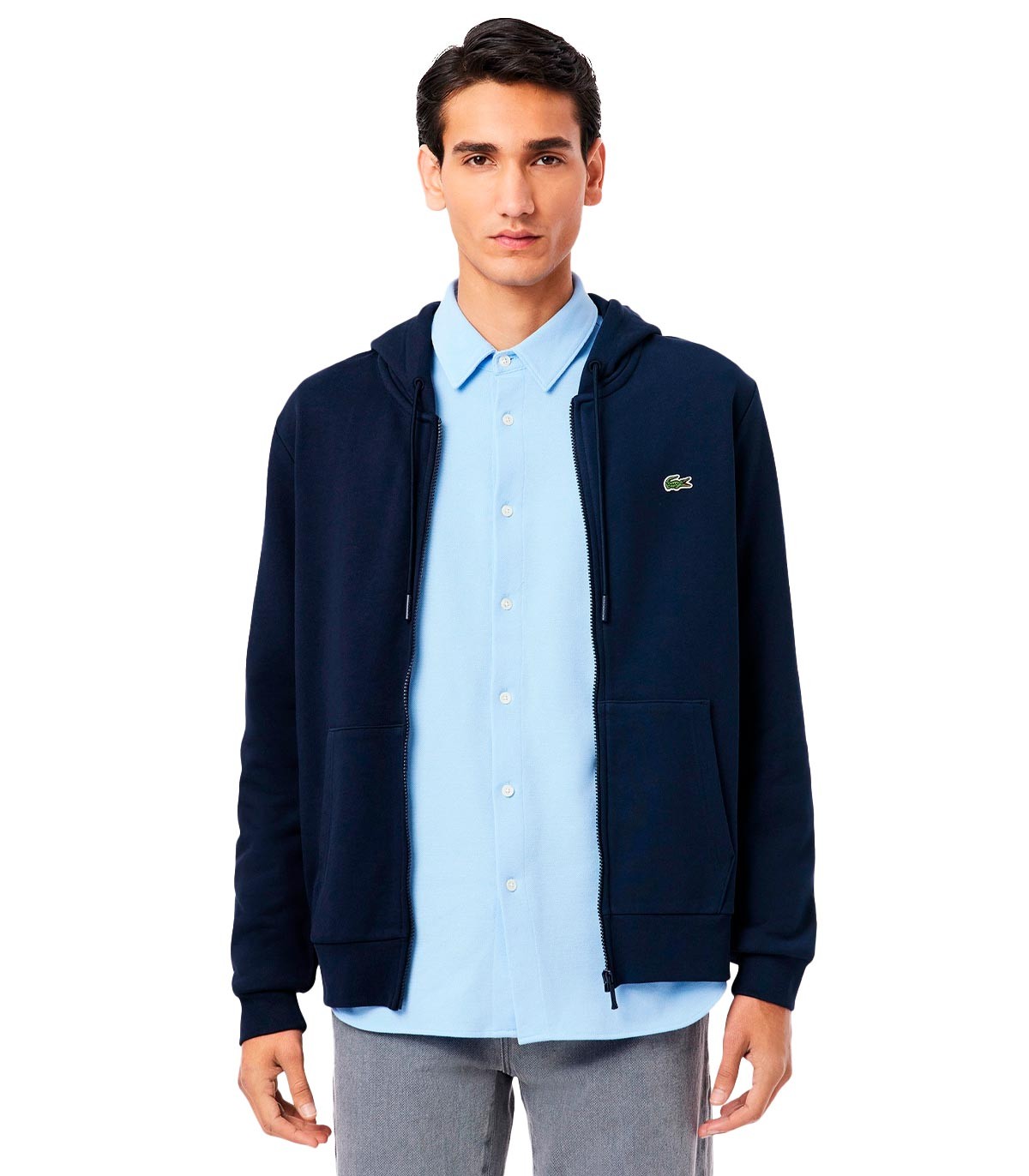 Lacoste - Sudadera Con Cremallera - MARINO