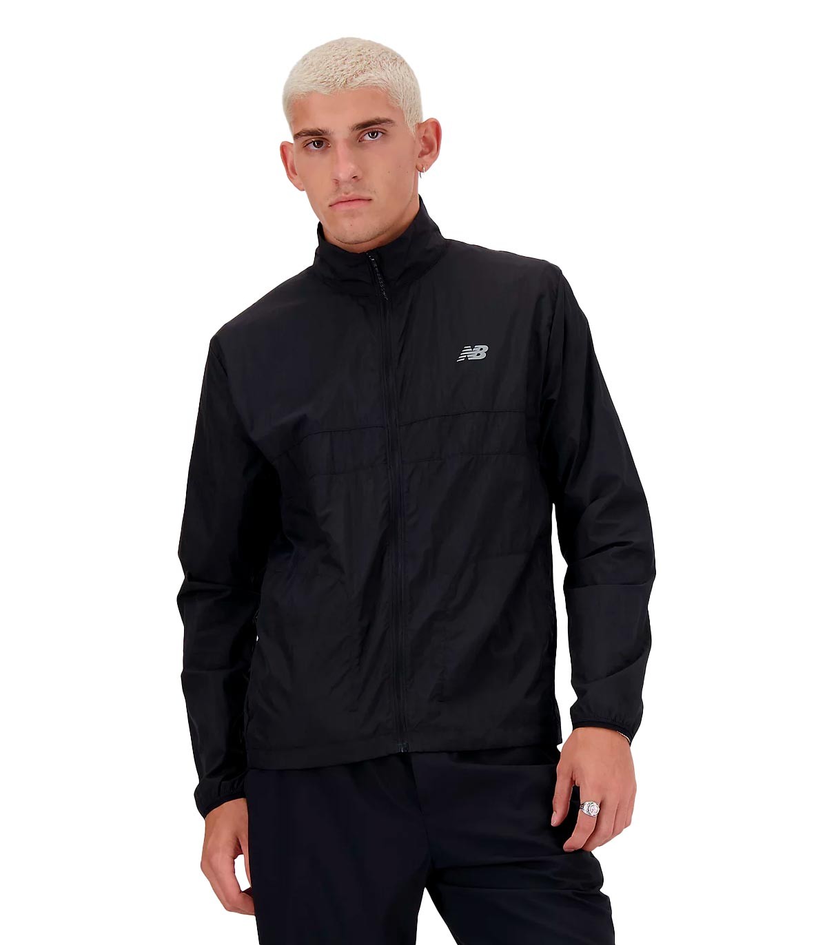 New Balance - Abrigos Y Chaquetas Athletics Packable Jacket - NEGRO