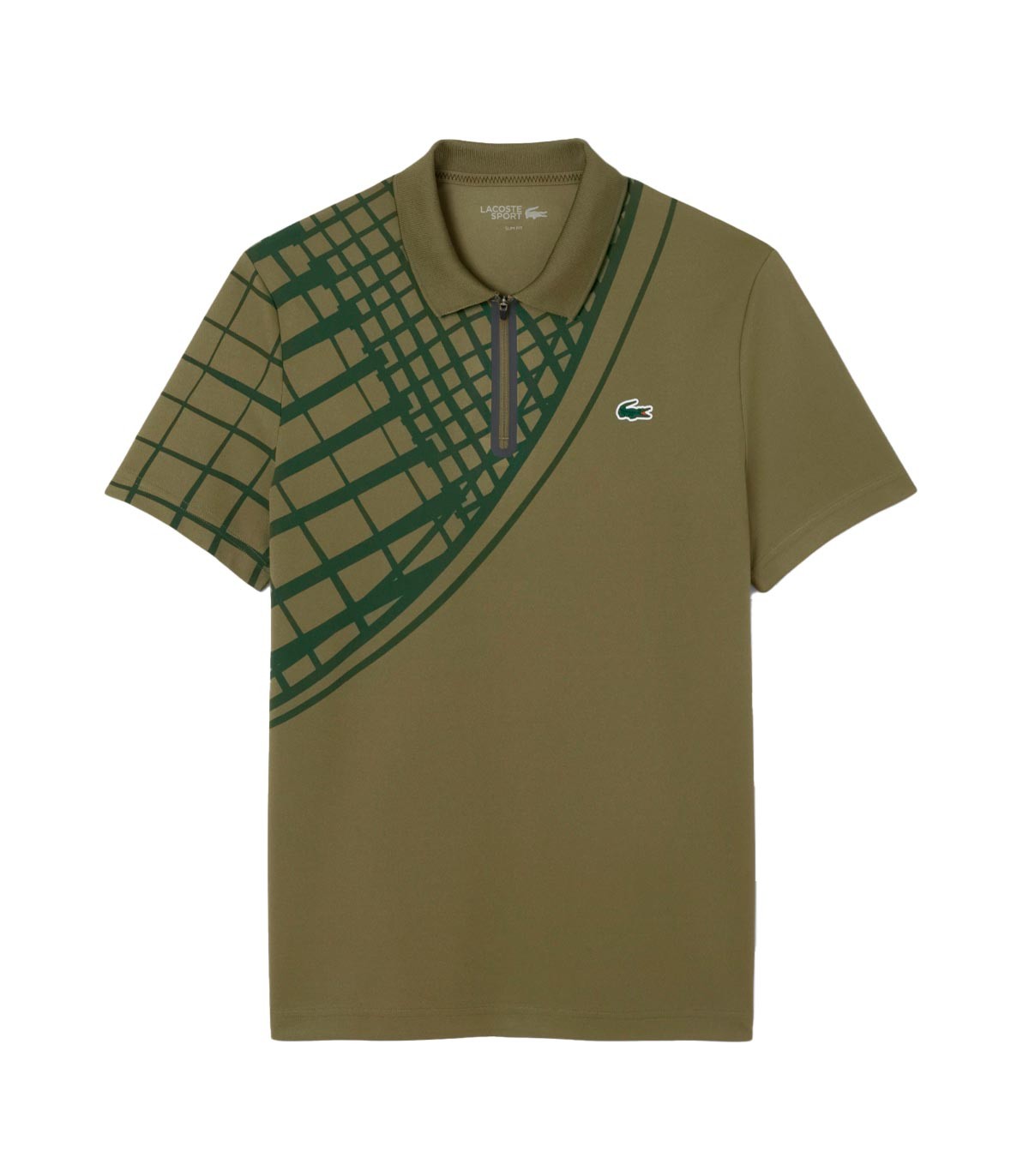 Lacoste - Polo Ultra Dry Printed Slim Fit - VERDE