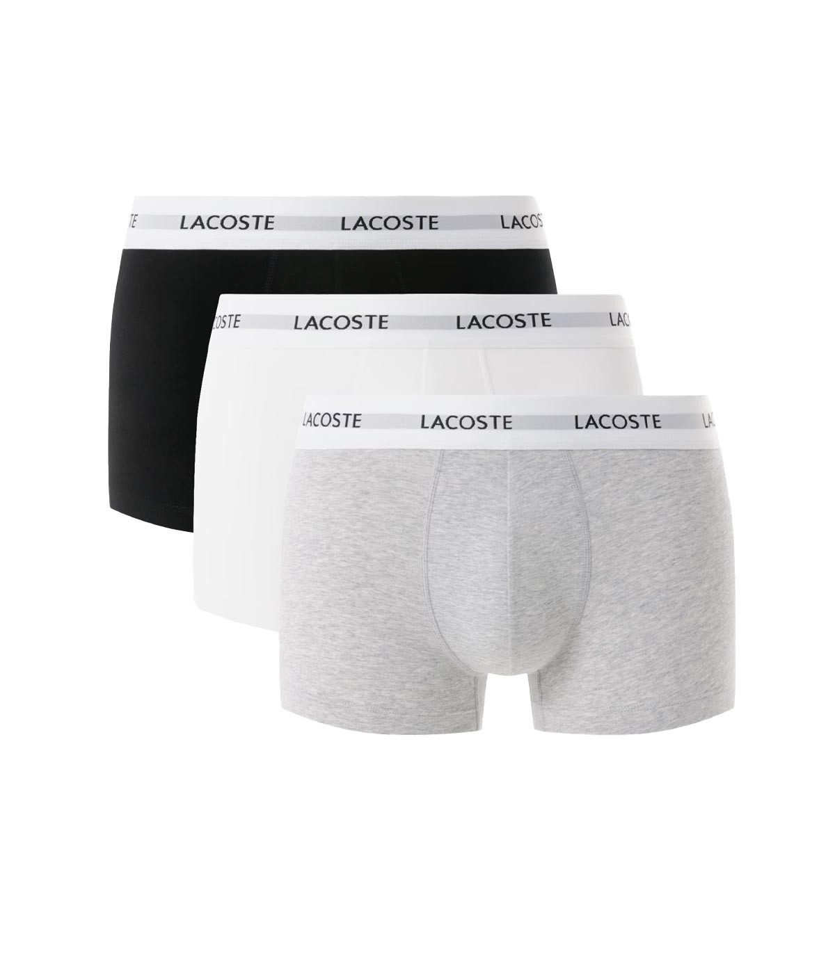 Lacoste - Bóxers Pack De 3 Con Logo - MULTICOLOR