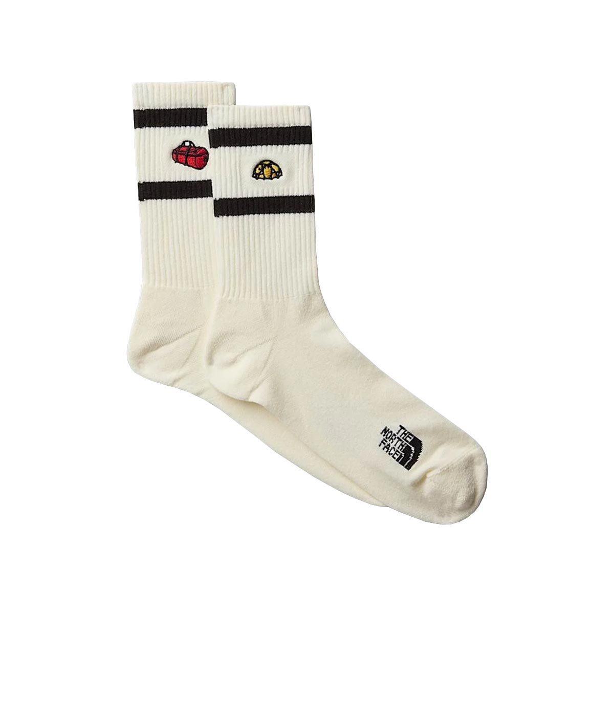 The North Face - Calcetines Everyday Crew TNF Icons - BLANCO
