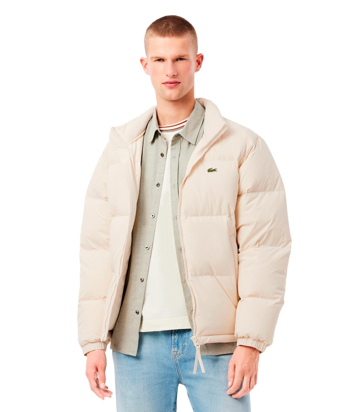 Lacoste - Chaqueta Acolchada Con Capucha Hidrófuga - MULTICOLOR