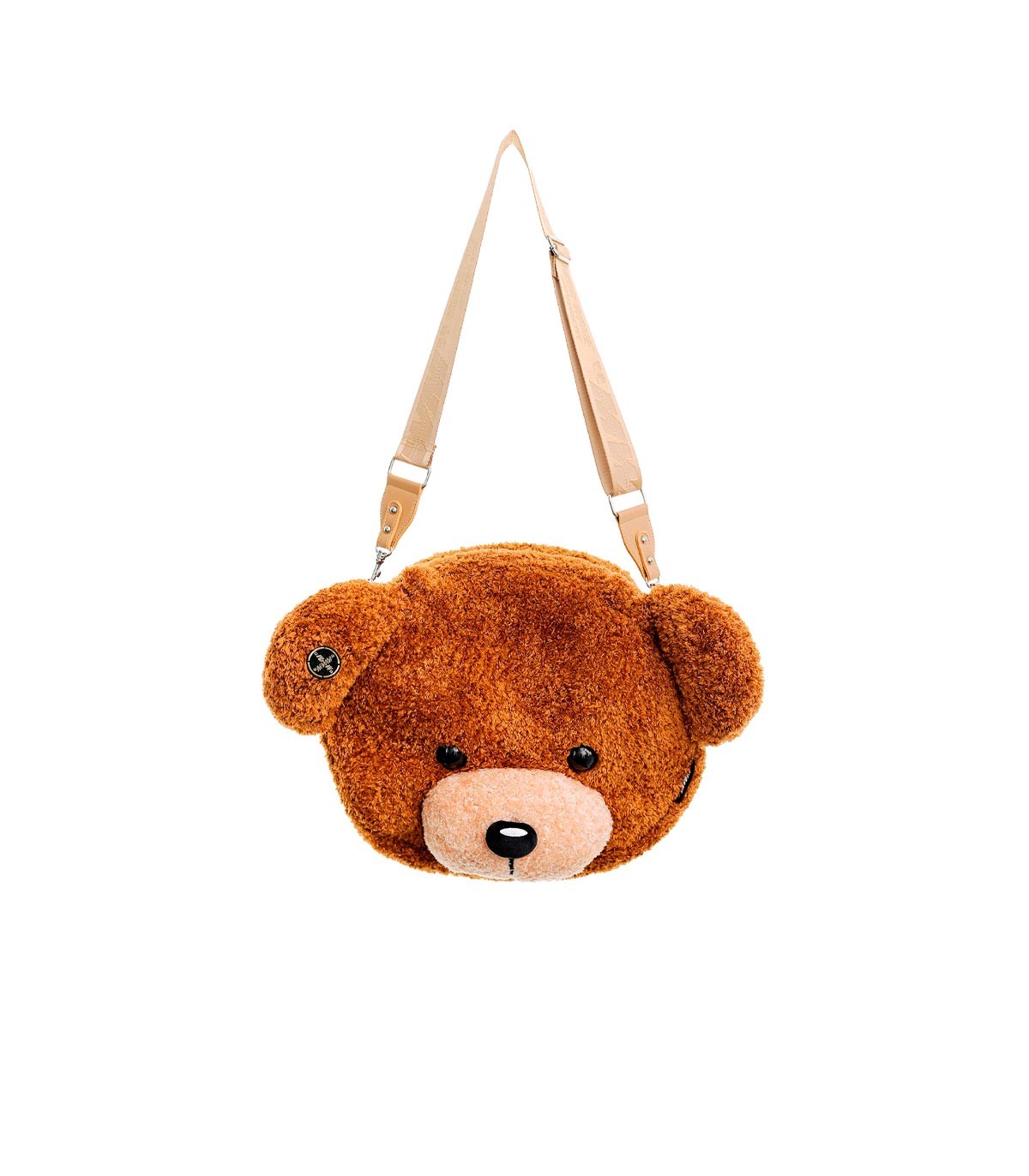 Mod Wave Movement - Bolso Mochila Teddy - MARRÓN