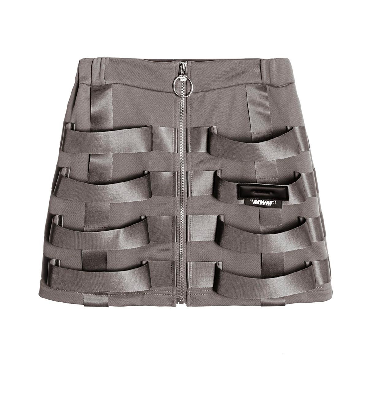 Mod Wave Movement - Falda Corta Black Capsule - GRIS