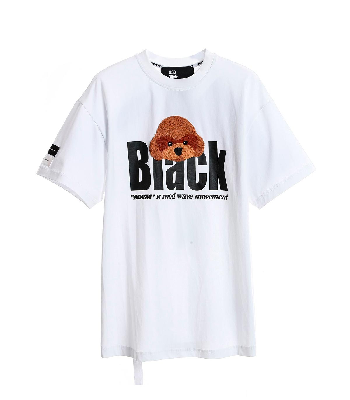 Mod Wave Movement - Camiseta Teddy Capsule - BLANCO