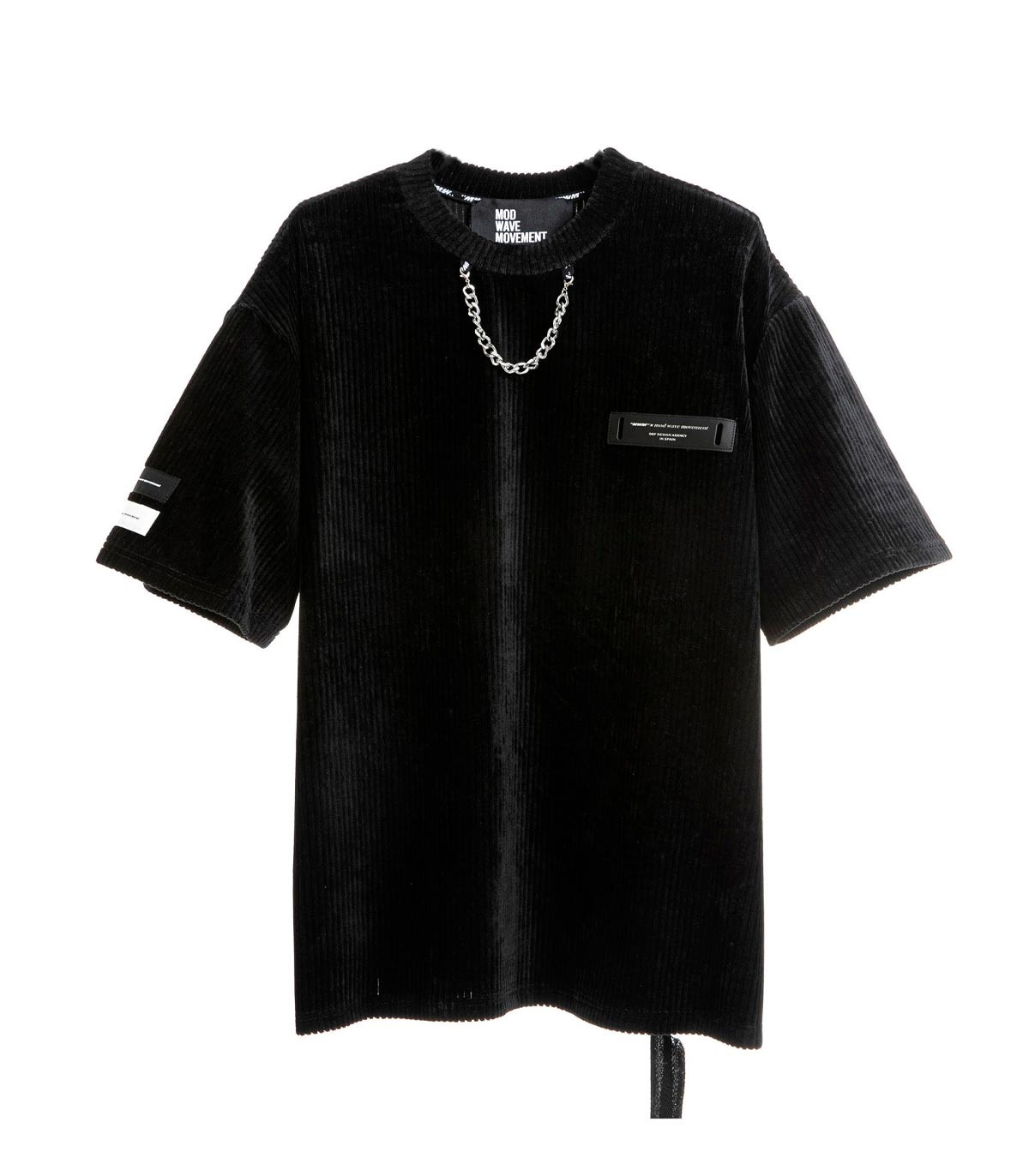 Mod Wave Movement - Camiseta Teddy Capsule - NEGRO