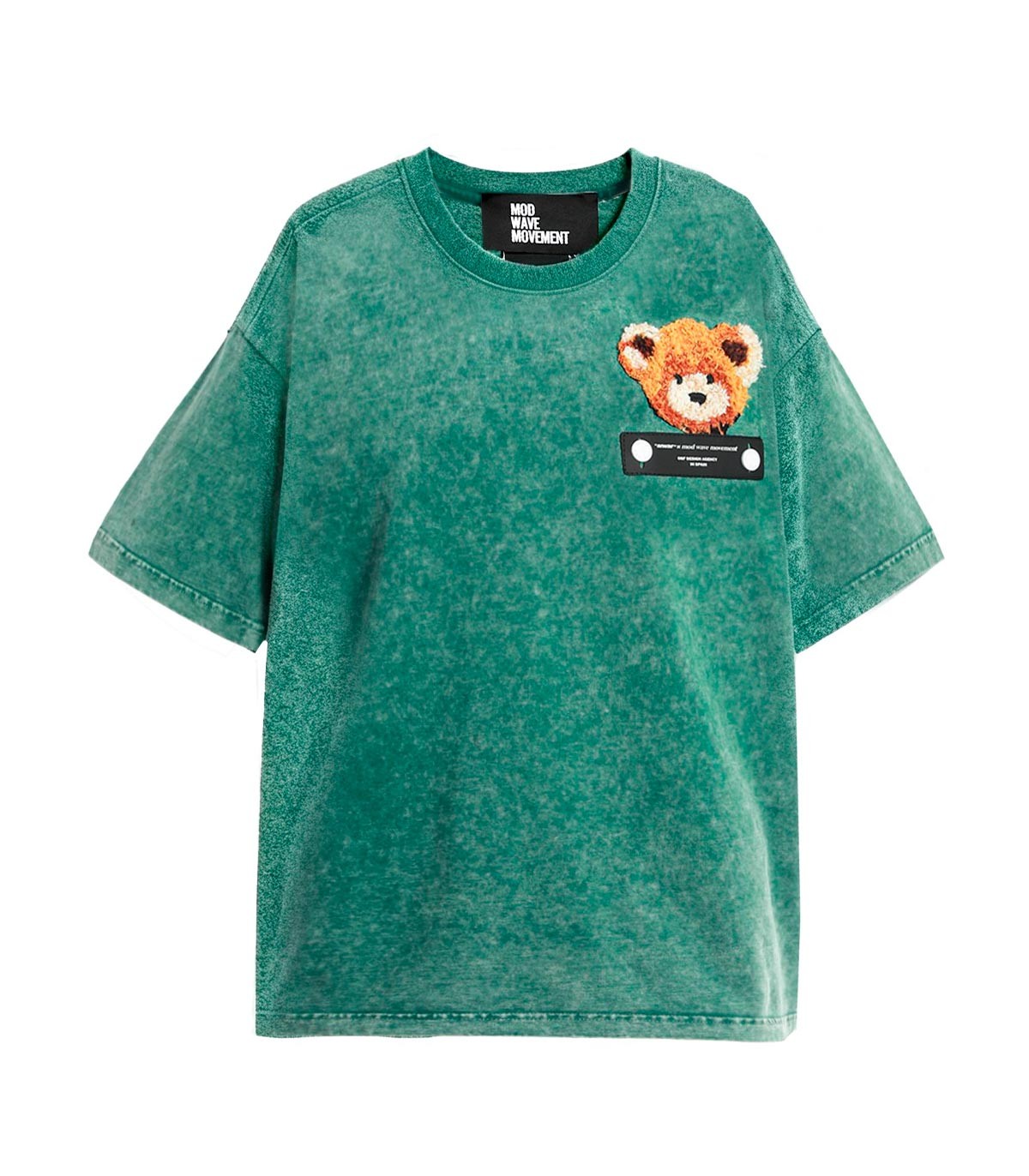 Mod Wave Movement - Camiseta Teddy Capsule - VERDE