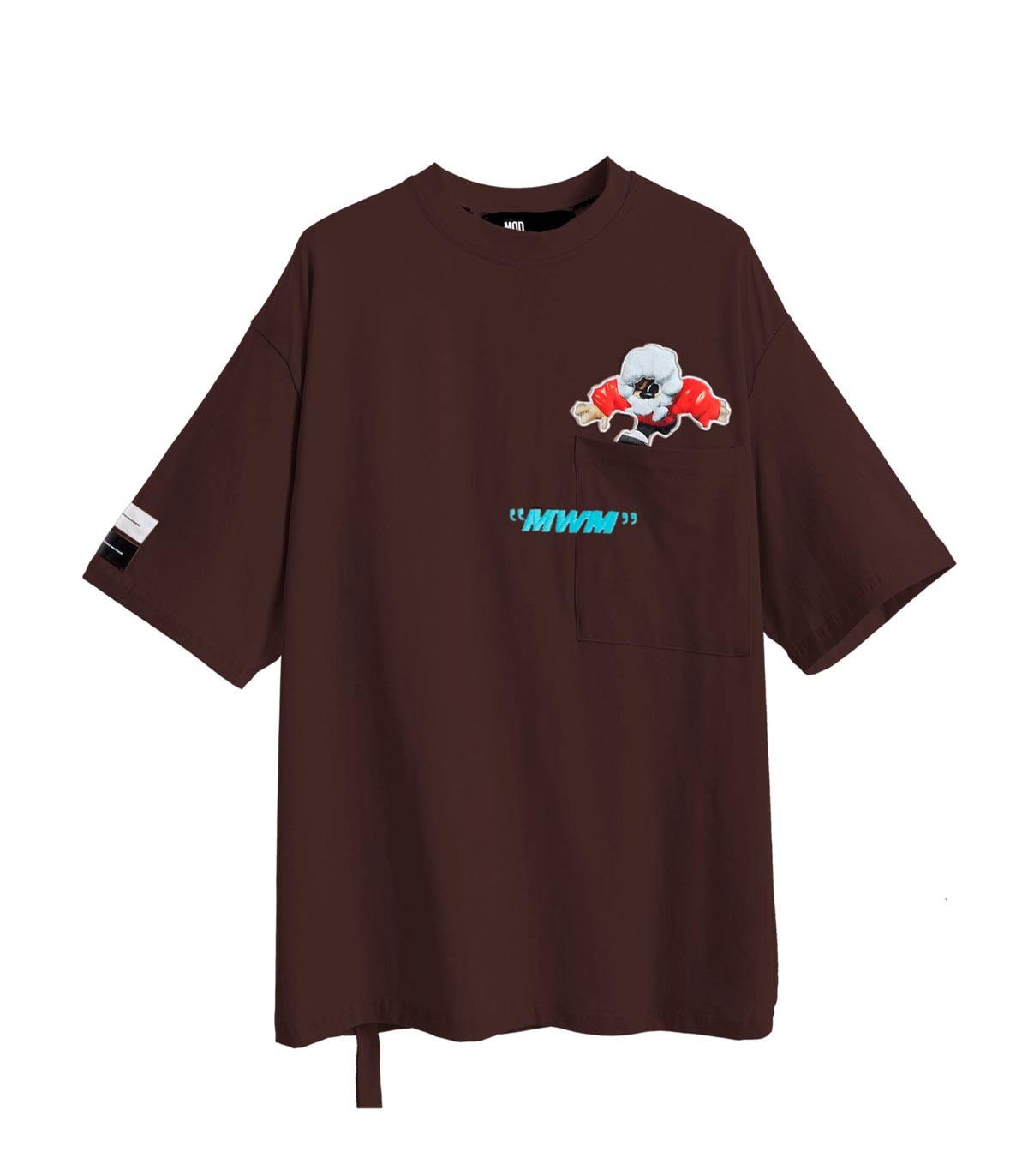 Mod Wave Movement - Camiseta Vanguards Dog Capsule - MARRÓN
