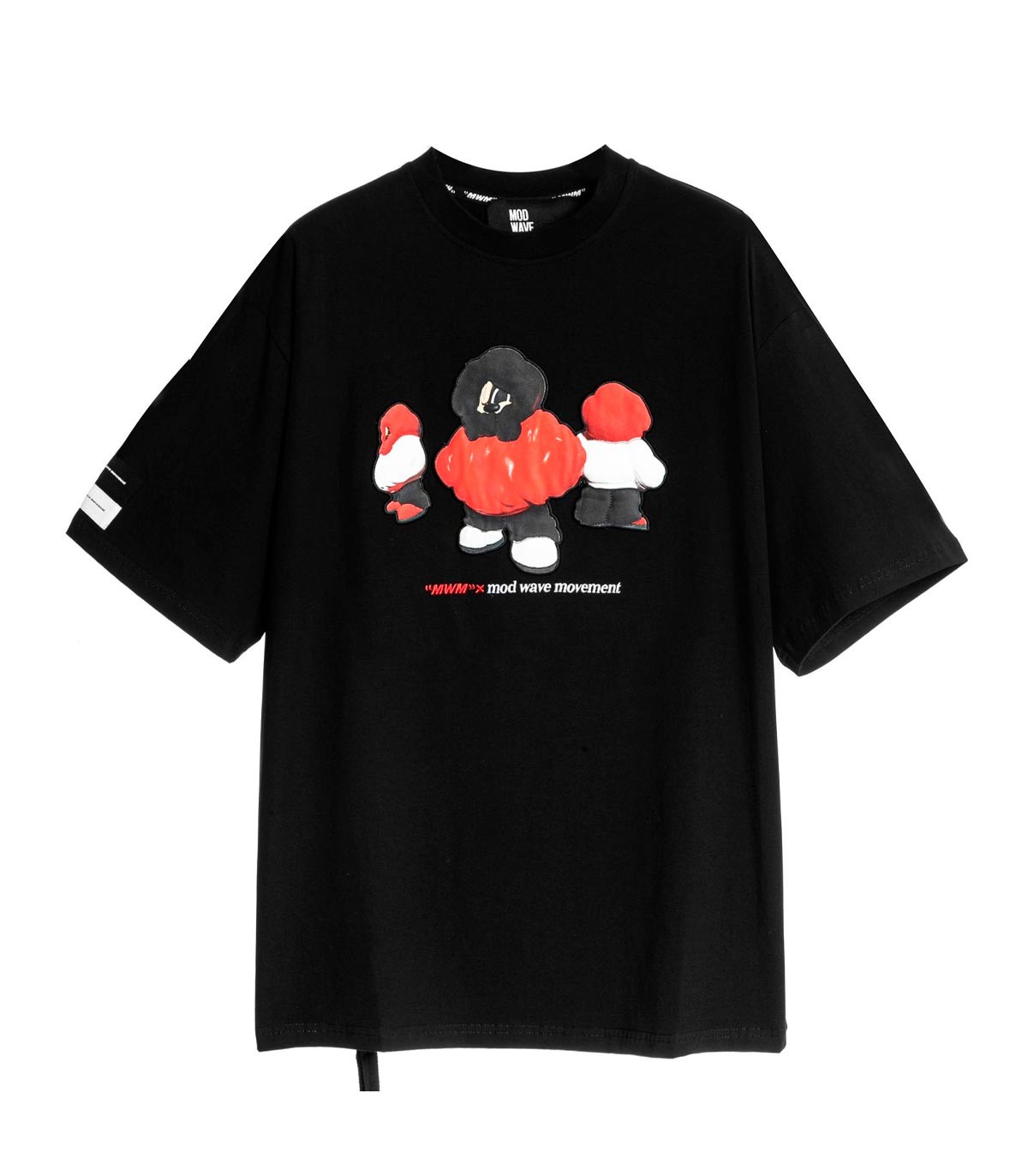 Mod Wave Movement - Camiseta Vanguards Dog Capsule - NEGRO