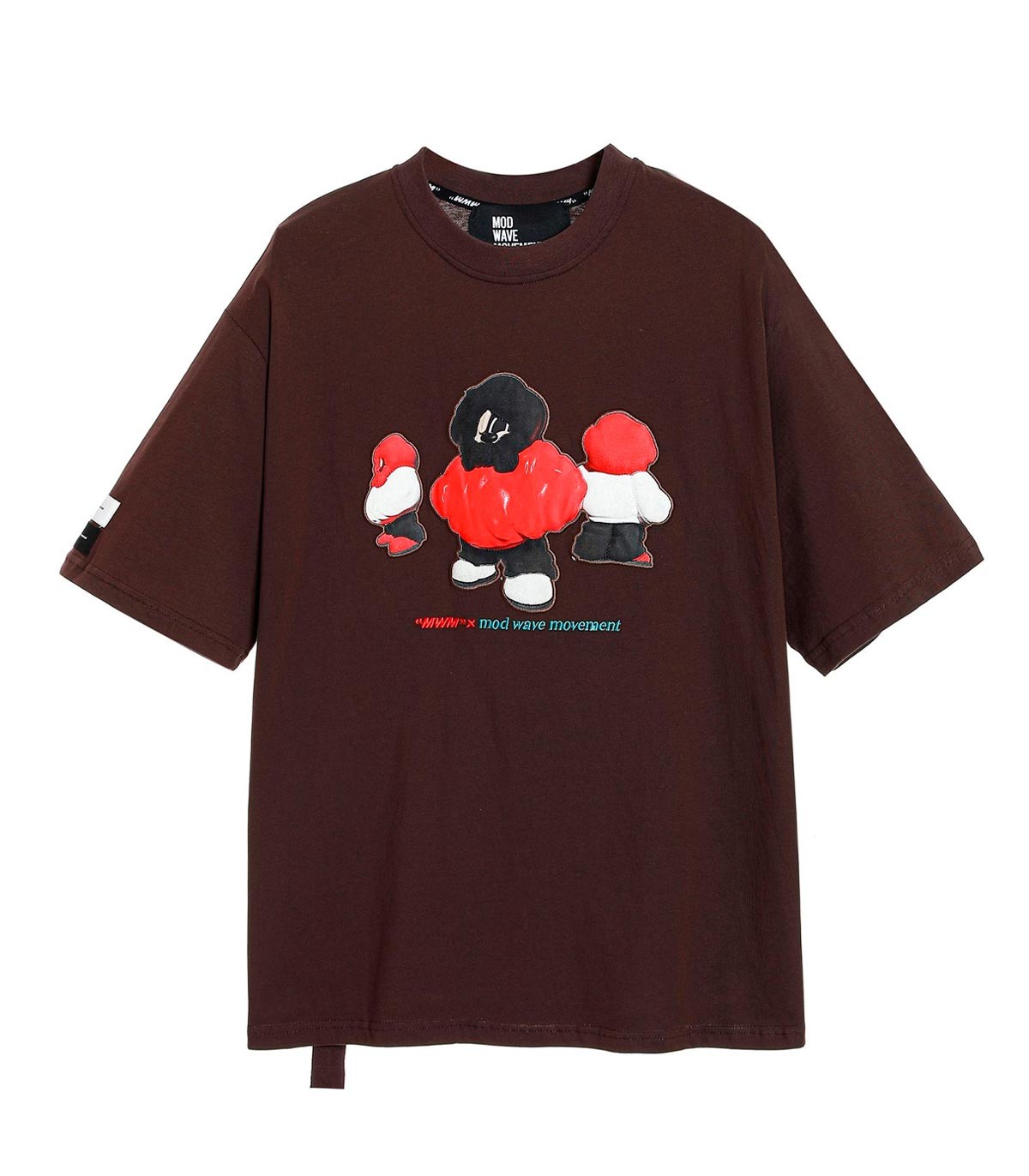 Mod Wave Movement - Camiseta Vanguards Dog Capsule - MARRÓN