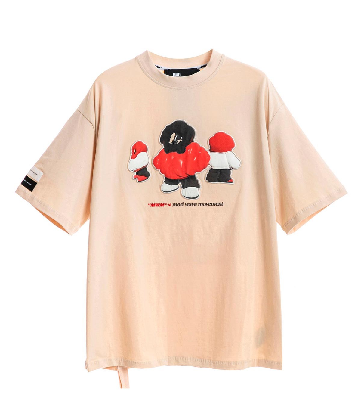 Mod Wave Movement - Camiseta Vanguards Dog Capsule - BEIGE