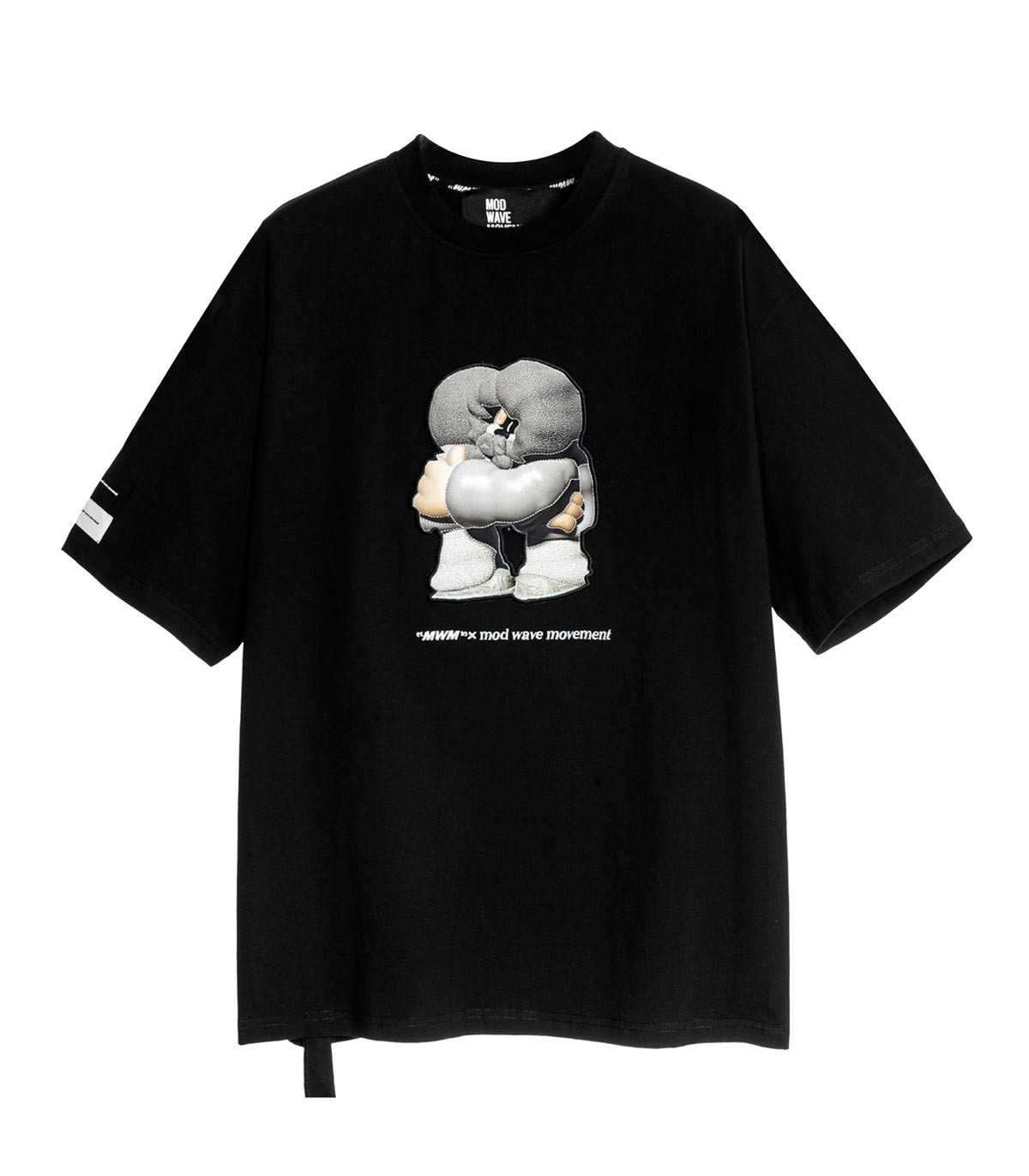Mod Wave Movement - Camiseta Vanguards Dog Capsule - NEGRO