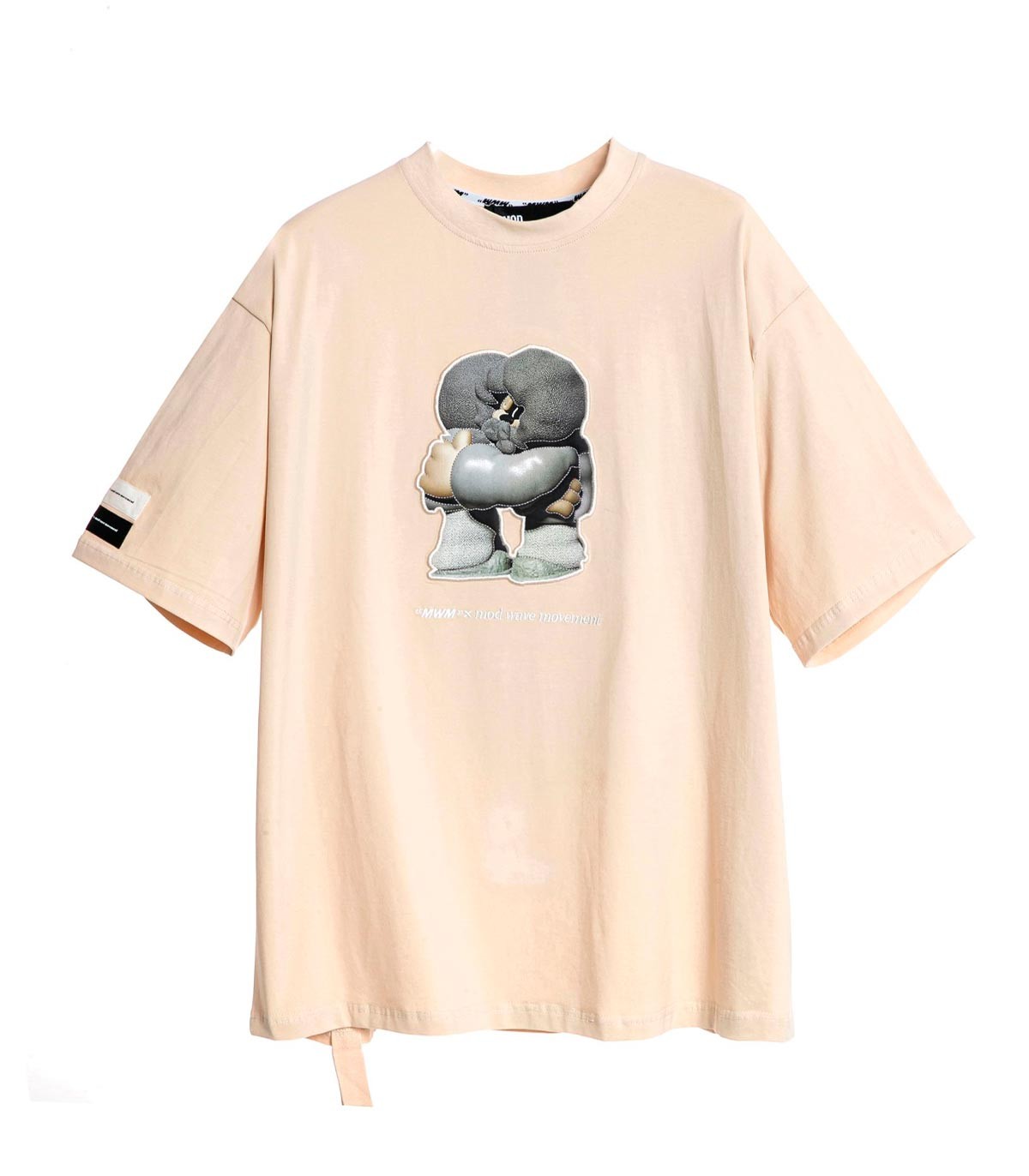 Mod Wave Movement - Camiseta Vanguards Dog Capsule - BEIGE
