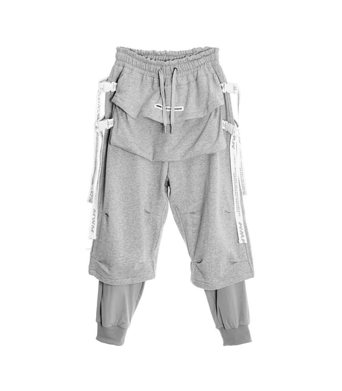Mod Wave Movement - Pantalón Black Capsule - GRIS